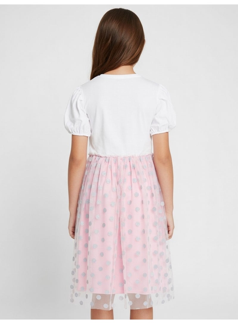 Minnie Mouse | Tulle Dress | White - Image 4